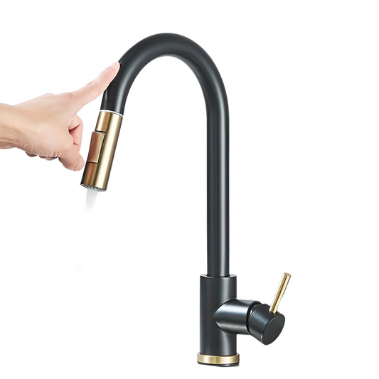 Contactless Touch Control Sensor Tap - Stainless Steel Kitchen Tap