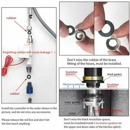 Contactless Touch Control Sensor Tap - Stainless Steel Kitchen Tap