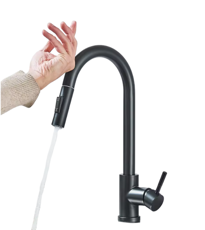 Contactless Touch Control Sensor Tap - Stainless Steel Kitchen Tap