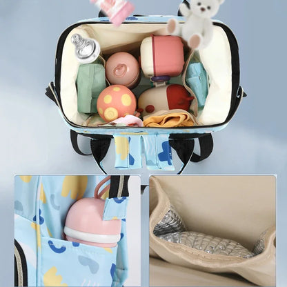 Fashion Oxford Baby Bag: Insulated Milk Storage Backpack