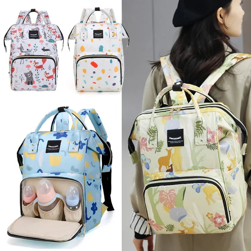 Fashion Oxford Baby Bag: Insulated Milk Storage Backpack